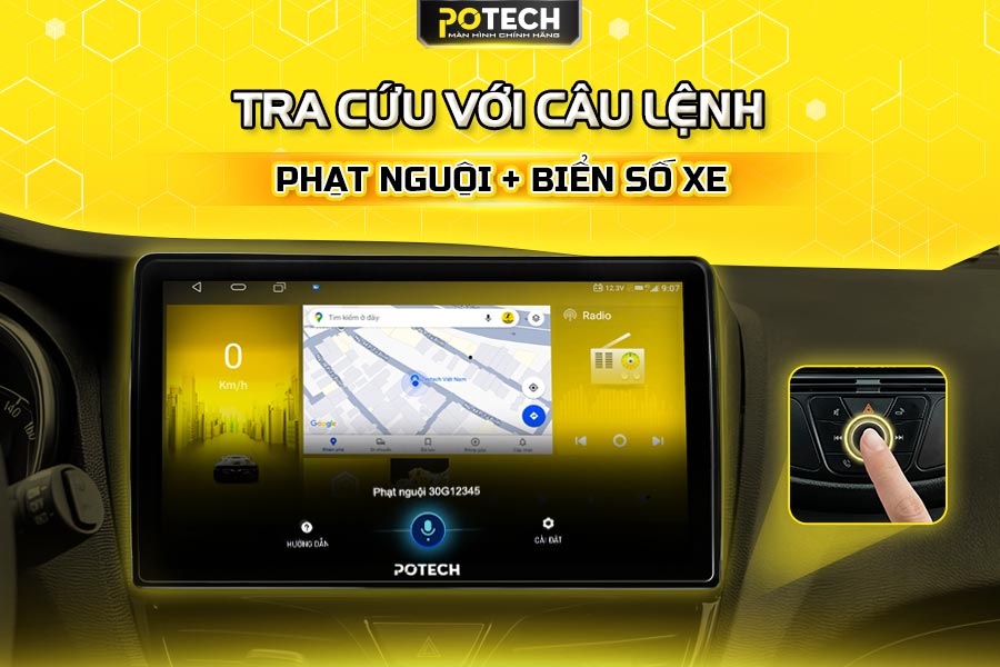 Tra cứu phạt nguội bằng giọng n&oacute;i