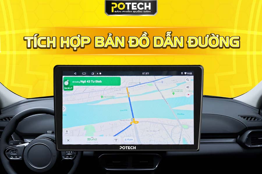 Hệ thống bản đồ dẫn đường tr&ecirc;n Google Maps