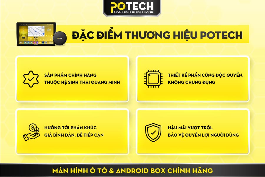 Điểm nổi bật của thương hiệu Potech