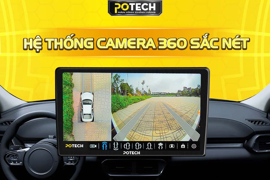 Hệ thống Camera 360 tr&ecirc;n Potech PX9