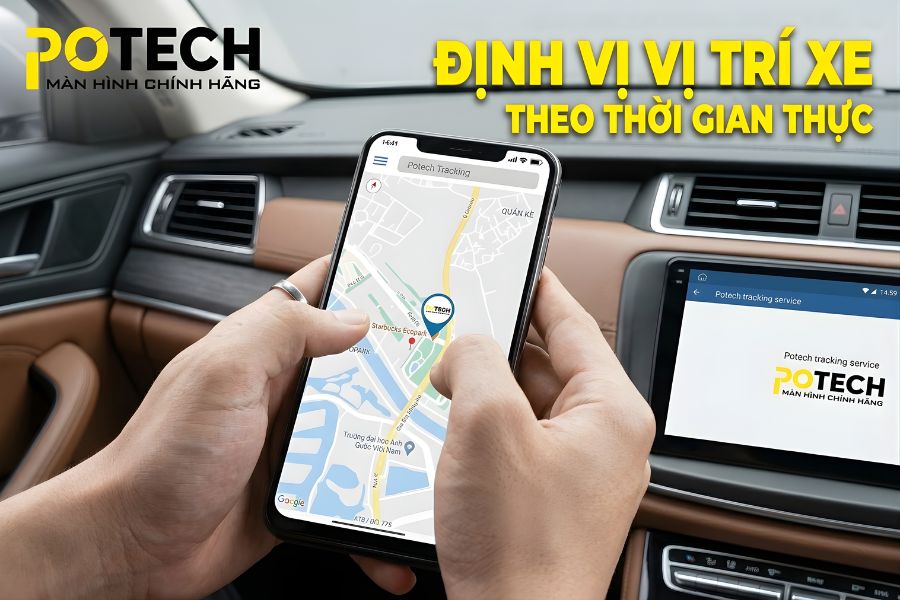 Gi&aacute;m s&aacute;t, theo d&otilde;i vị tr&iacute; xe từ xa qua điện thoại