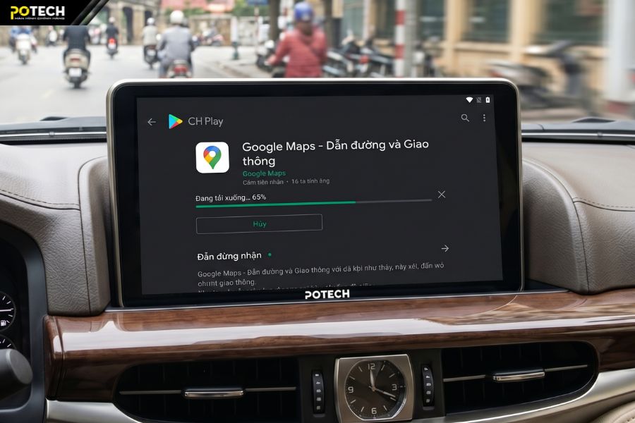 C&aacute;ch c&agrave;i Google Maps v&agrave;o m&agrave;n h&igrave;nh Android &ocirc; t&ocirc; từ CH Play