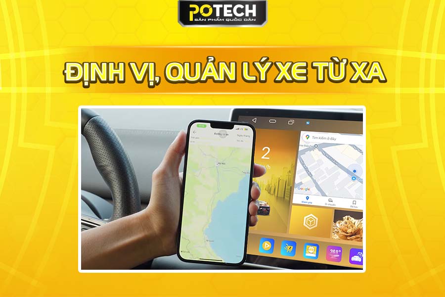 Định vị, quản l&yacute; xe từ xa qua smartphone