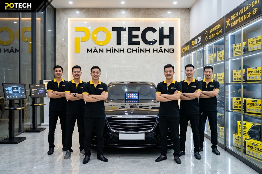Địa chỉ ph&acirc;n phối ch&iacute;nh h&atilde;ng M&agrave;n h&igrave;nh Android Potech