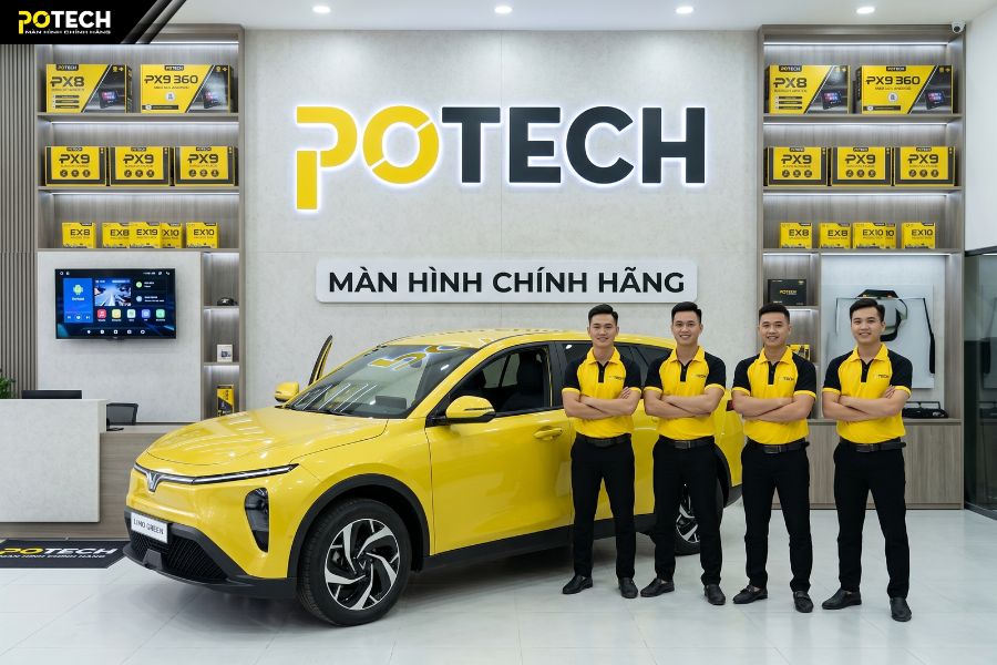 Đại l&yacute; Android Box &ocirc; t&ocirc; Potech ch&iacute;nh h&atilde;ng