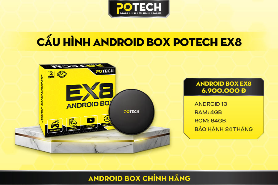 Cấu h&igrave;nh Android Box Potech EX8