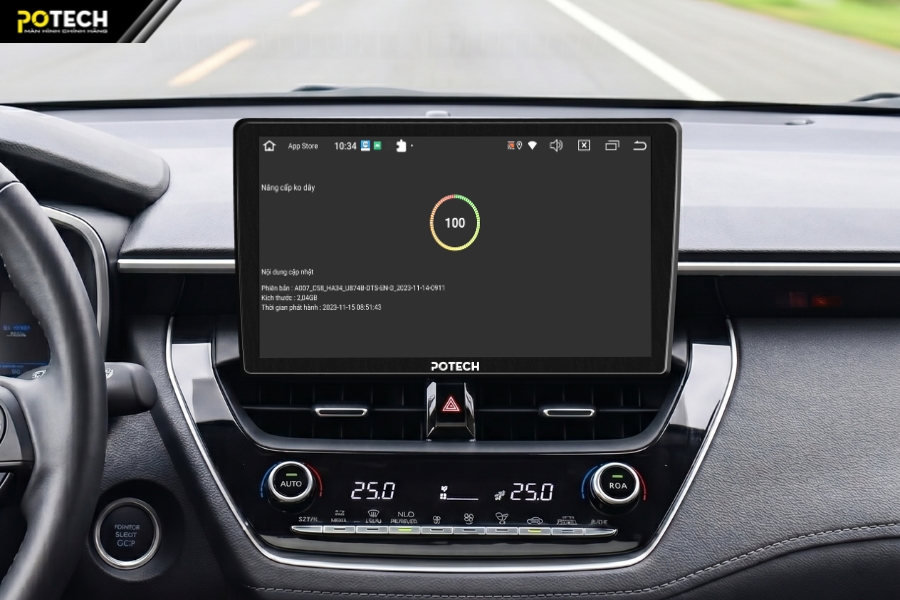 Khả năng cập nhật phần mềm ảnh hưởng đến gi&aacute; M&agrave;n h&igrave;nh Android &ocirc; t&ocirc;