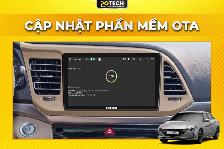 Cập nhật phần mềm OTA trực tuyến th&ocirc;ng minh