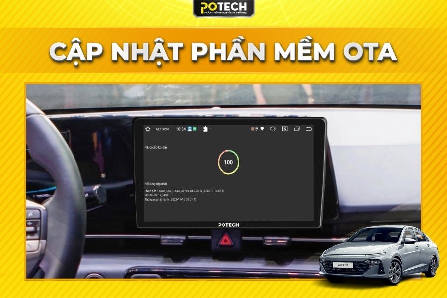 Cập nhật phần mềm hệ thống trực tuyến qua mạng OTA